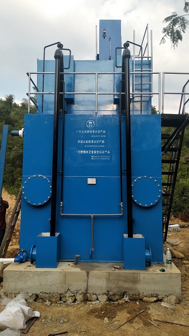 日處理400m3碳鋼一體化凈水器