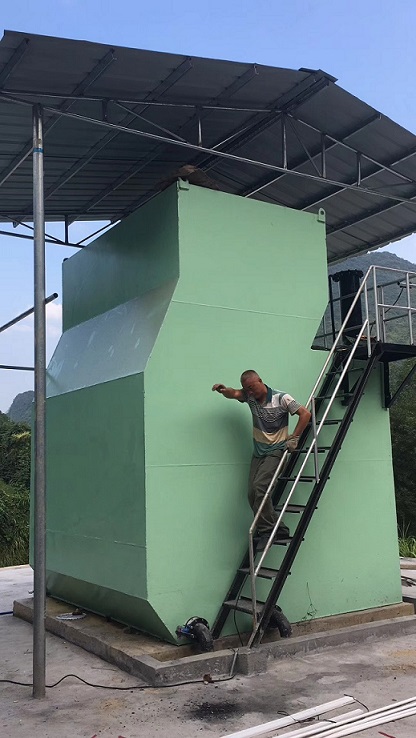 日處理600m3碳鋼一體化凈水器